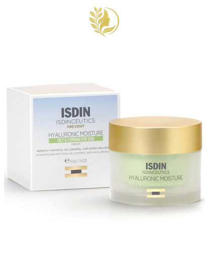 ISDIN ISDINCEUTICS  ISDINCEUTICS  HYALURONIC MOISTURE OILY AND COMBINATION SKIN PEAUX GRASSES ET MIXTES - 50 GR -