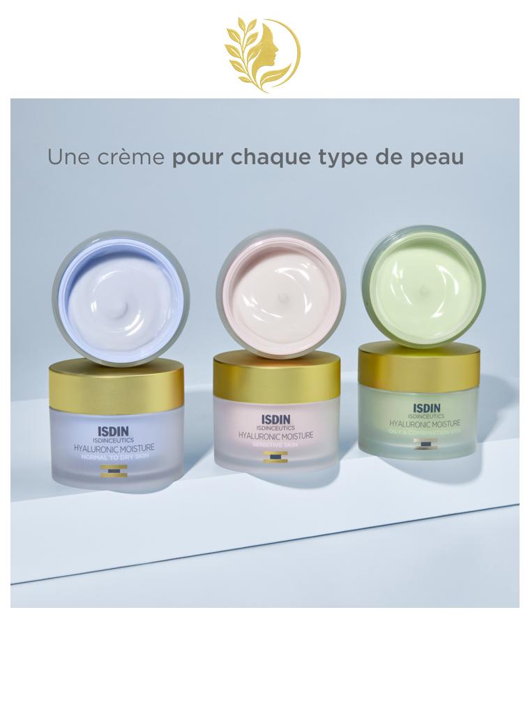 ISDIN ISDINCEUTICS  ISDINCEUTICS  HYALURONIC MOISTURE OILY AND COMBINATION SKIN PEAUX GRASSES ET MIXTES - 50 GR -