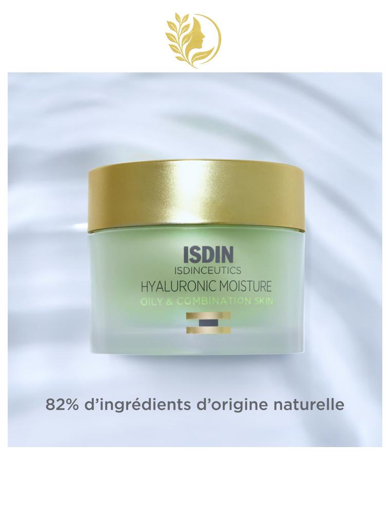 ISDIN ISDINCEUTICS  ISDINCEUTICS  HYALURONIC MOISTURE OILY AND COMBINATION SKIN PEAUX GRASSES ET MIXTES - 50 GR -