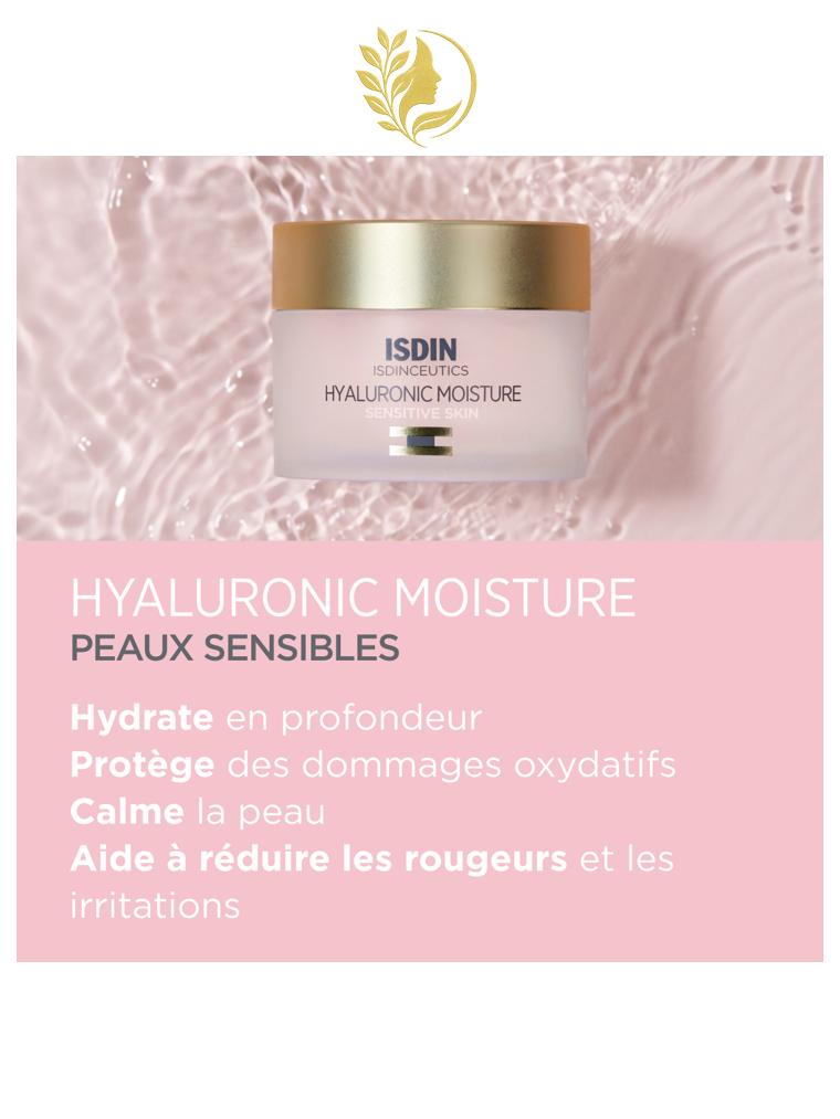ISDIN ISDINCEUTICS  HYALURONIC MOISTURE PEAUX SENSIBLES - 50 GR -