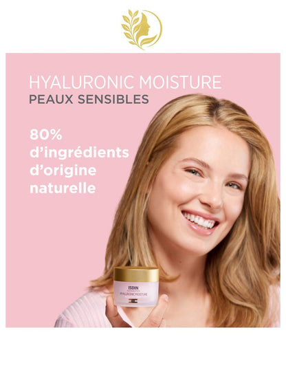 ISDIN ISDINCEUTICS  HYALURONIC MOISTURE PEAUX SENSIBLES - 50 GR -