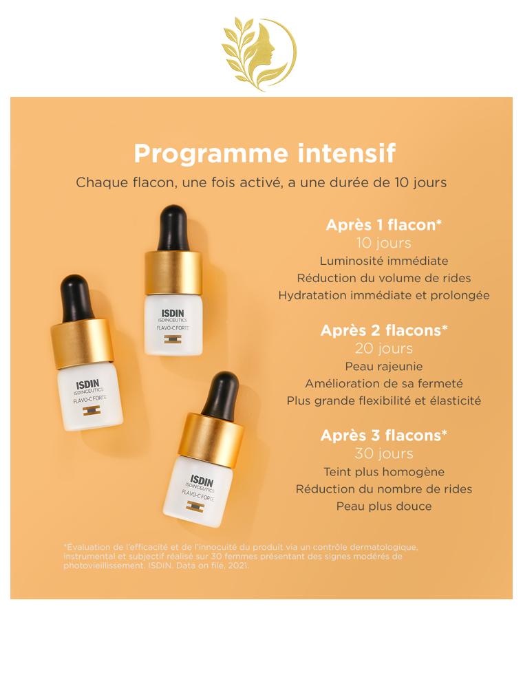 ISDIN ISDINCEUTICS  FLAVO-C FORTE - 3 FLACONS x 5,3 ML -