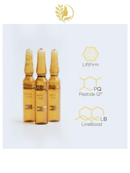 ISDIN ISDINCEUTICS  INSTANT FLASH - 5 AMPOULES x 2 ML -
