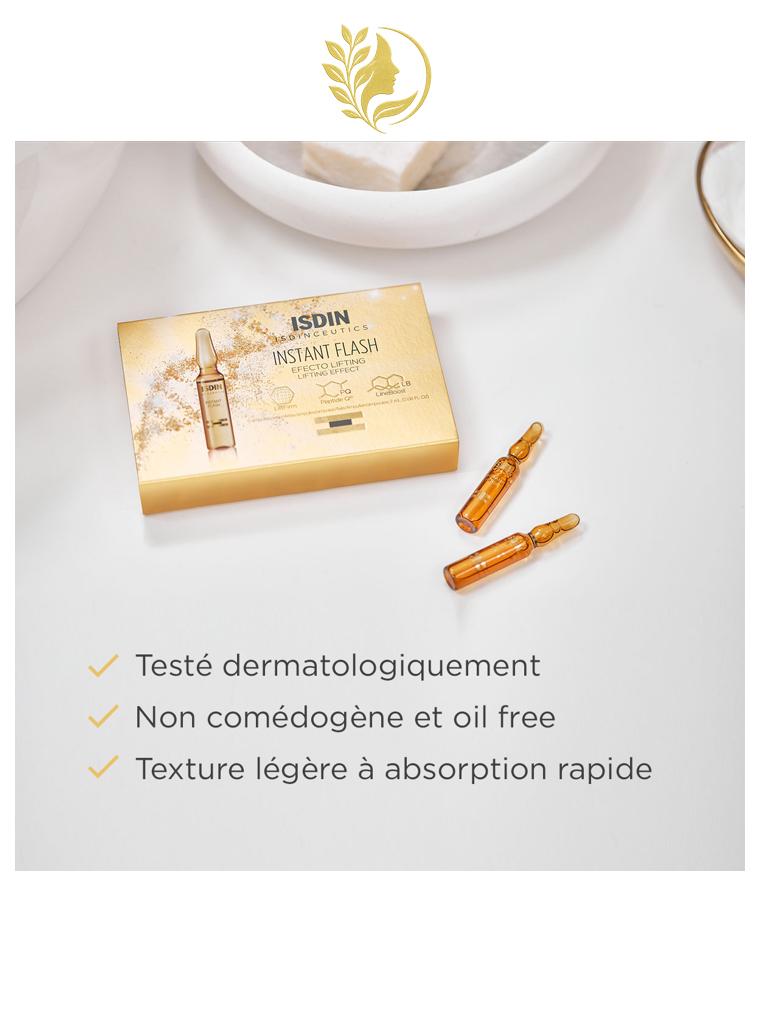ISDIN ISDINCEUTICS  INSTANT FLASH - 5 AMPOULES x 2 ML -