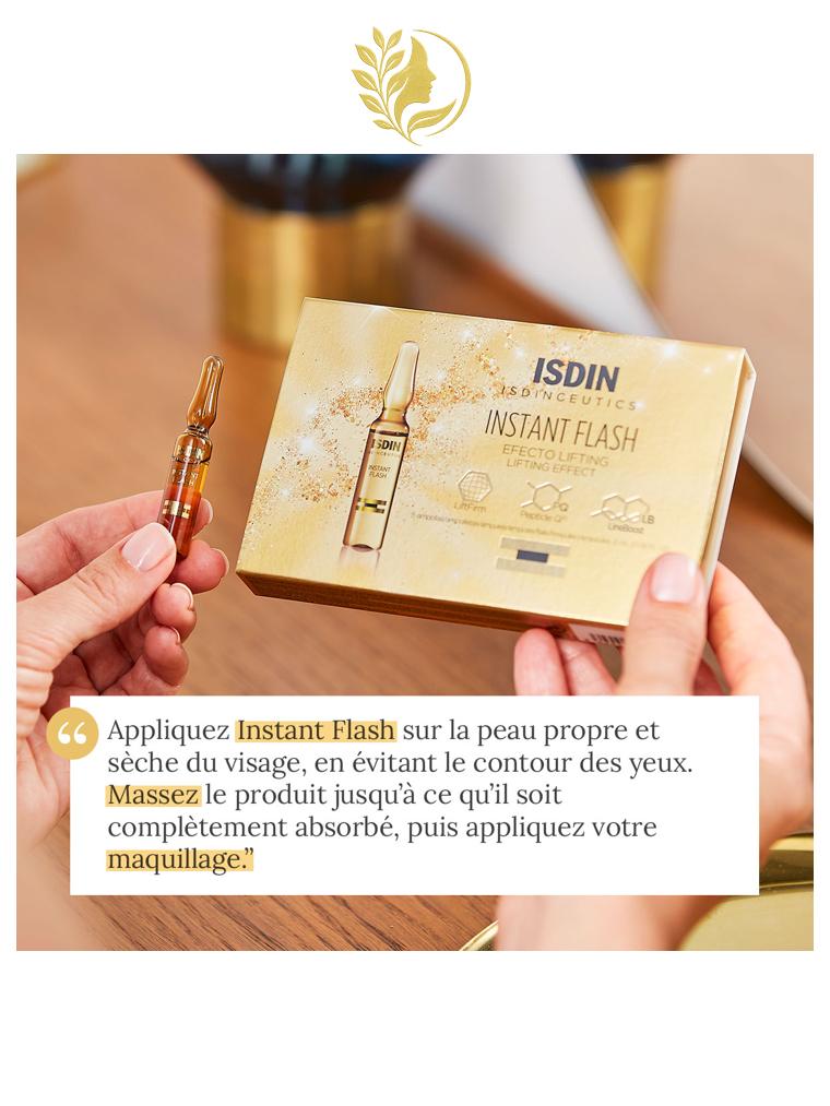 ISDIN ISDINCEUTICS  INSTANT FLASH - 5 AMPOULES x 2 ML -