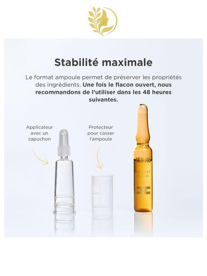 ISDIN ISDINCEUTICS  INSTANT FLASH - 5 AMPOULES x 2 ML -