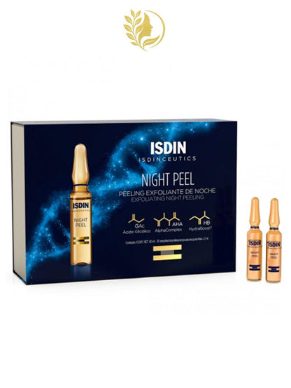 ISDIN ISDINCEUTICS  NIGHT PEEL - 30 AMPOULES x 2 ML -