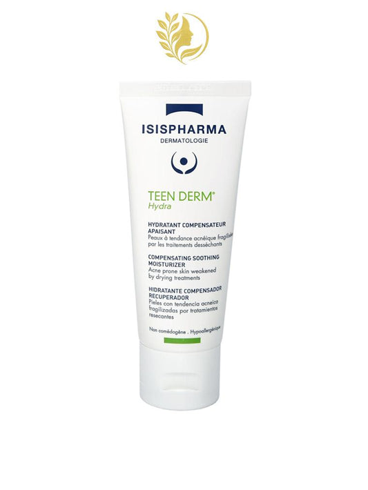 ISISPHARMA TEEN DERM HYDRA HYDRATANT COMPENSATEUR APAISANT LEGERE 100 ML