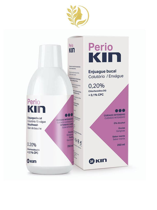 KIN PERIOKIN BAIN DE BOUCHE 0.20% CHLORHEXIDINE DG 0.1% CETYLPURIDINIUM CHLORIDE GOUT MEENTHE 250 ML