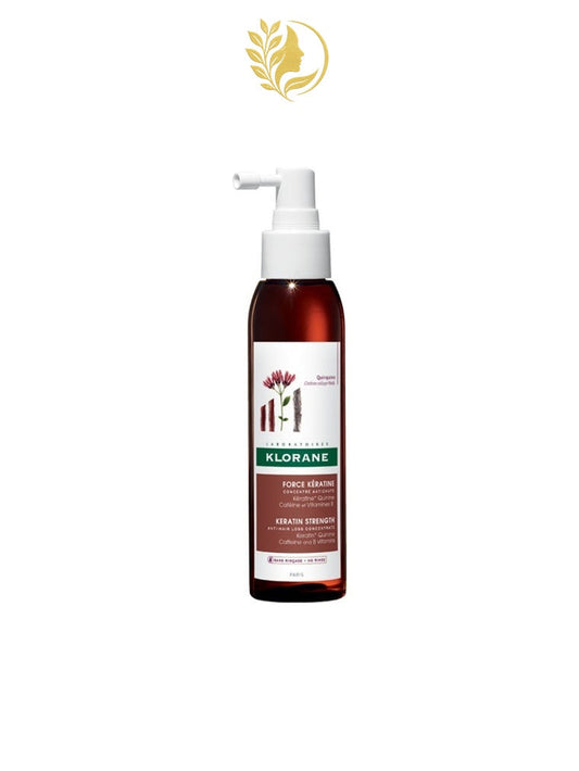 KLORANE *1* FORCE KÉRATINE ANTI-CHUTE CONCENTRÉ ANTICHUTE KÉRATINE QUININE CAFÉINE - 125 ML -