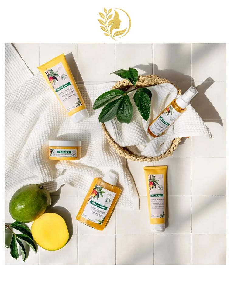 KLORANE *2* MASQUE NUTRITION À LA MANGUE, NOURRIT & APPORTE DE LA BRILLANCE - 150 ML -