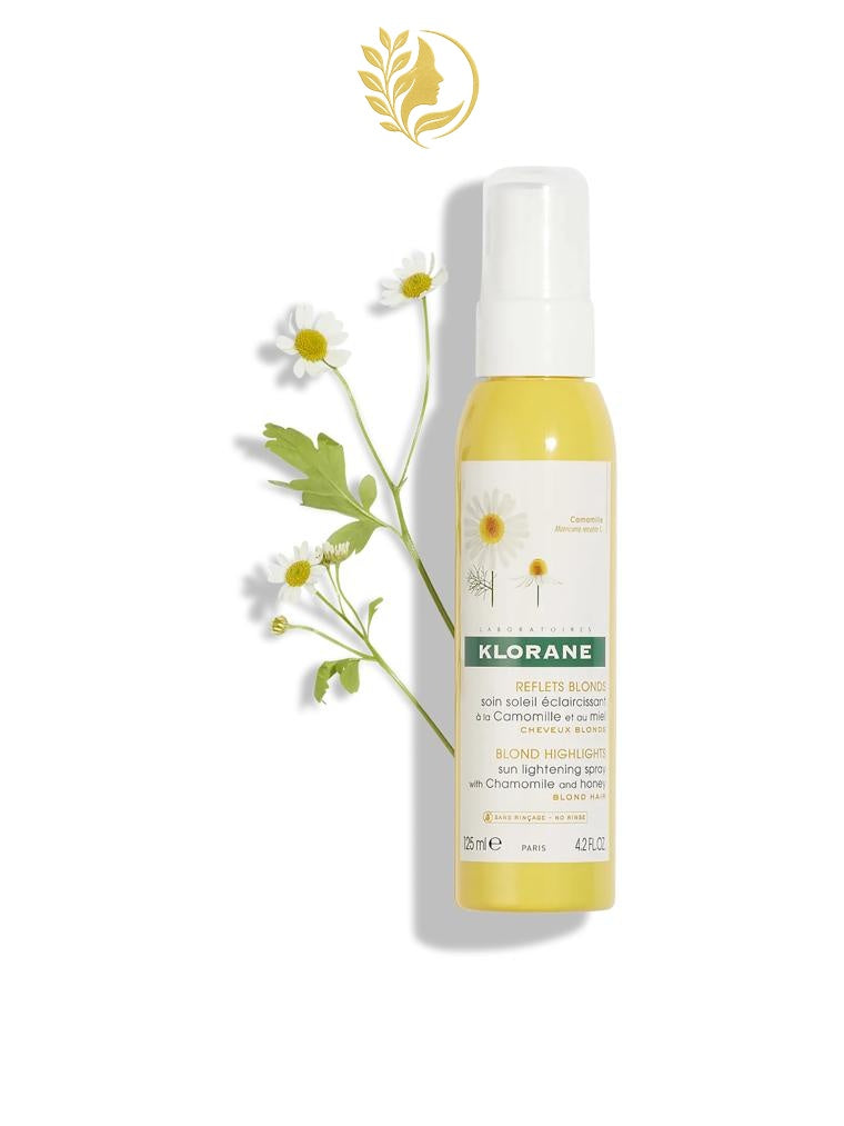 KLORANE *4* SPRAY À LA CAMOMILLE APPORTE LUMIÈRE ET BRILLANCE & DÉMÊLEUR PERMANENT - 100 ML -