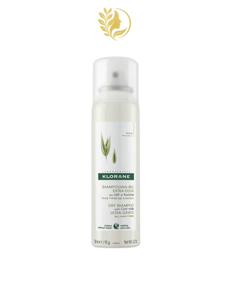 KLORANE *6* SHAMPOING SEC EXTRA-DOUX AU LAIT D’AVOINE SPRAY - 150 ML - ( TOUS TYPES DE CHEVEUX )
