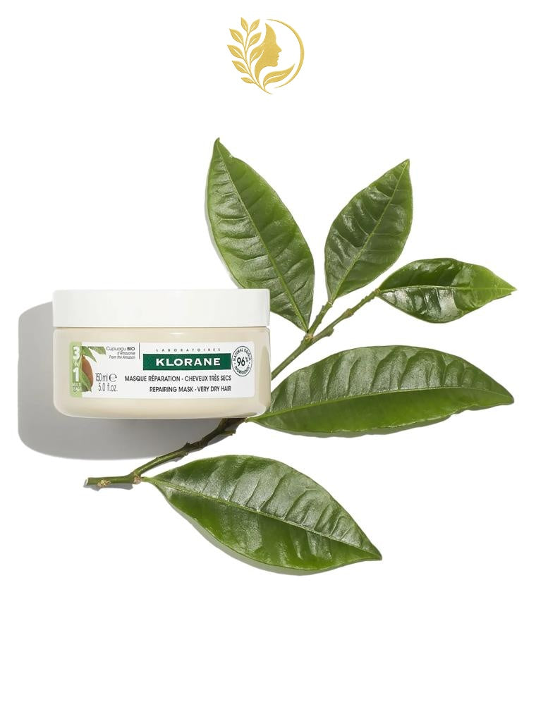 KLORANE *8* MASQUE 3 EN 1 AU CUPUAÇU BIO NOURRIT & RÉPARE EN PROFONDEUR - 150 ML -