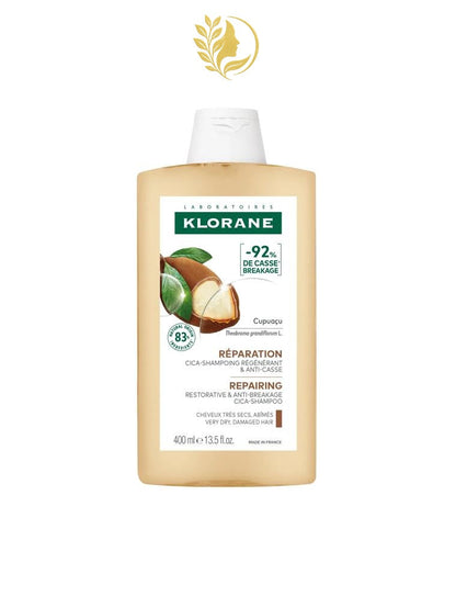 KLORANE *8* SHAMPOING AU CUPUAÇU BIO NETTOIE, NOURRIT & RÉPARE LA FIBRE PERMANENT - 200 & 400 ML -