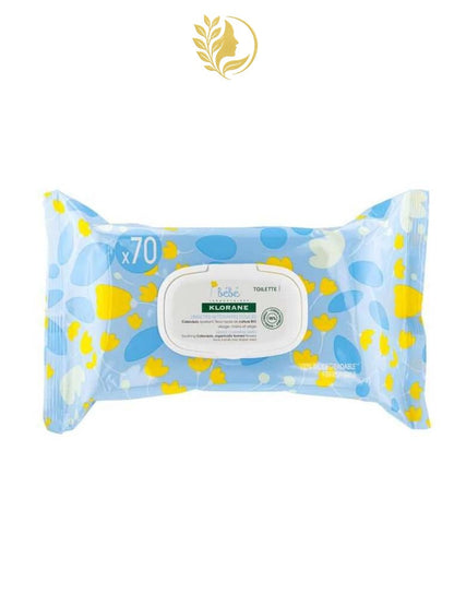 KLORANE BÉBÉ LINGETTES NETTOYANTES DOUCES - 25 & 70 LINGETTES -