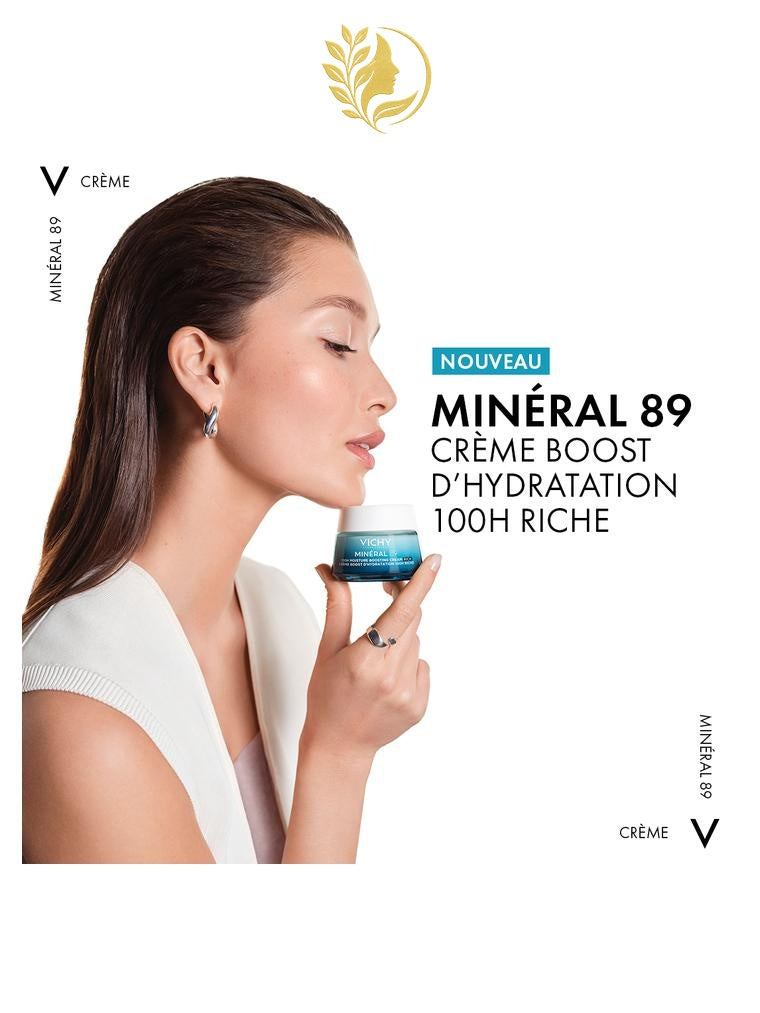 MINERAL 89 MINÉRAL 89 CRÈME HYDRATANTE 100H RICHE - 50 ML -