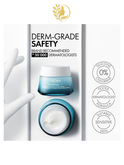 MINERAL 89 MINÉRAL 89 CRÈME HYDRATANTE 100H RICHE - 50 ML -