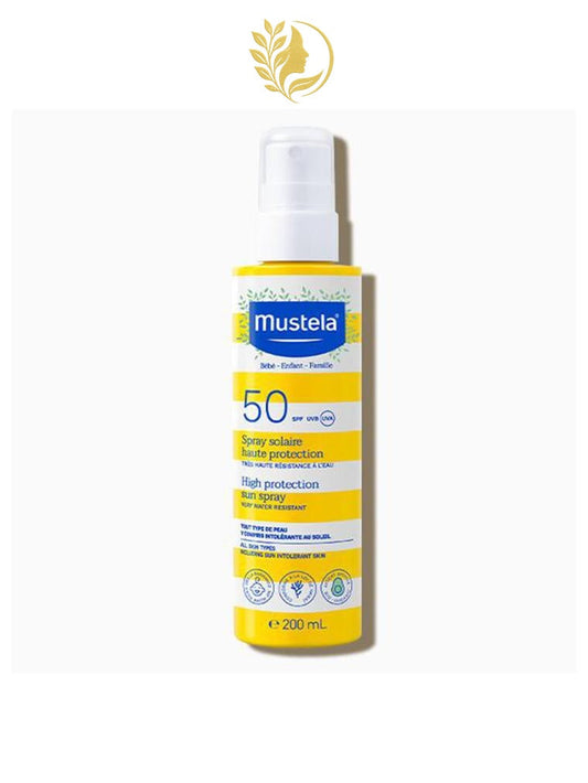 MUSTELA SPRAY SOLAIRE HAUTE PROTECTION SPF50 - 200 ML -