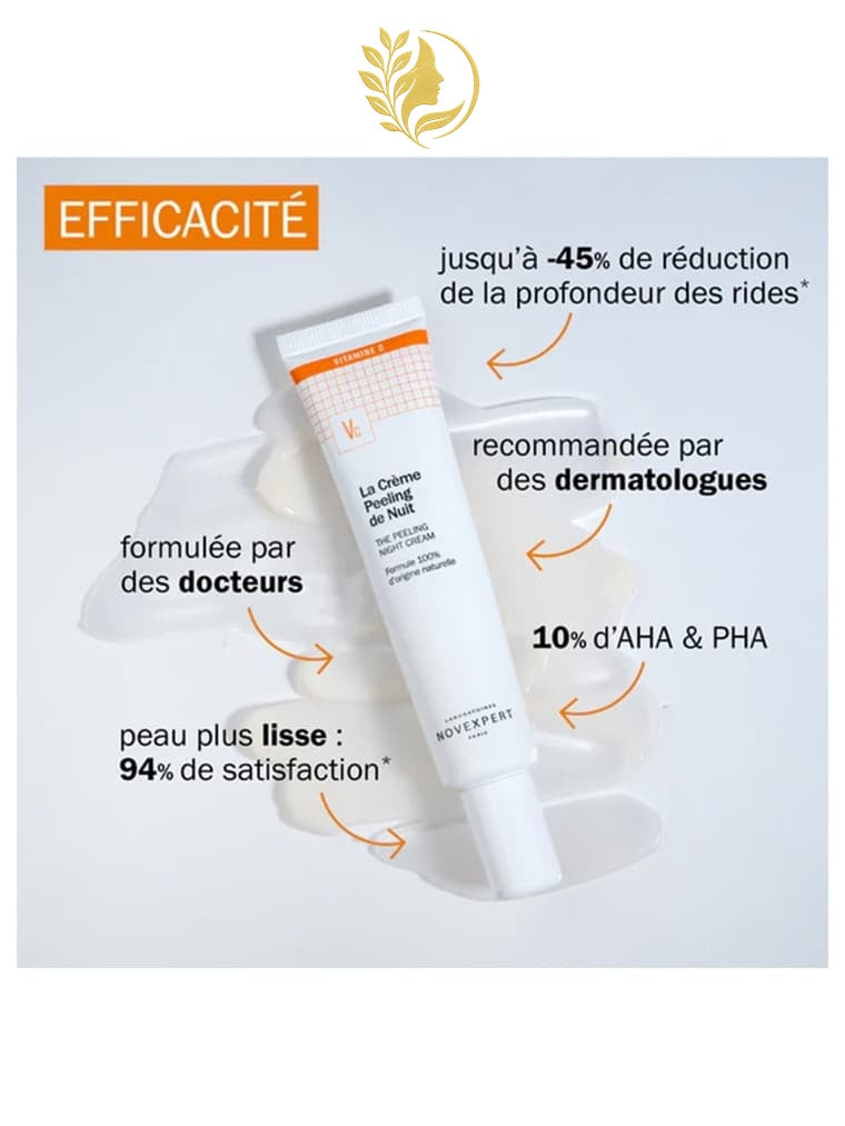 NOVEXPERT 1* LA CRÈME PEELING DE NUIT - 40 ML -