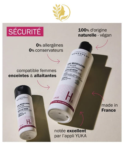 NOVEXPERT 2* EAU MICELLAIRE À L'ACIDE HYALURONIQUE - 200ML -