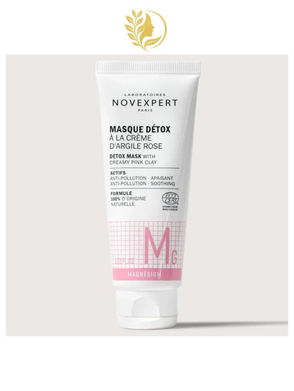 NOVEXPERT 3* MASQUE DÉTOX À LA CRÈME D'ARGILE ROSE - 75ML -