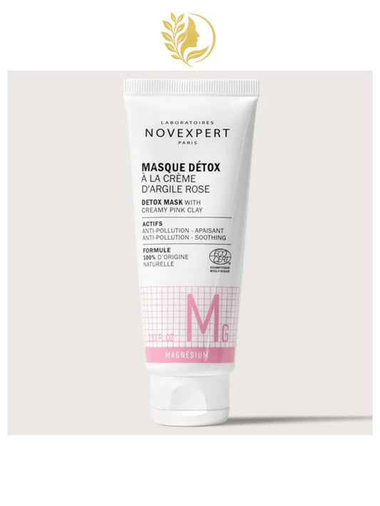 NOVEXPERT 3* MASQUE DÉTOX À LA CRÈME D'ARGILE ROSE - 75ML -