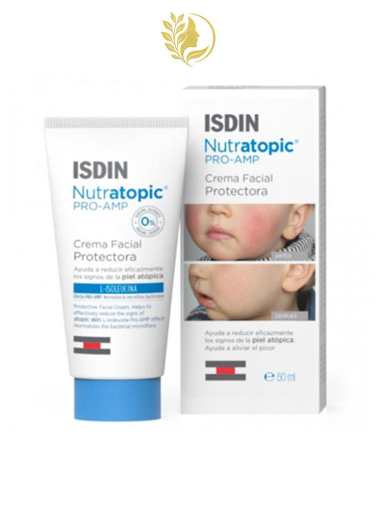 ISDIN NUTRATOPIC  PRO-AMP FACIAL CREAM ATOPIC SKIN - 50 ML -