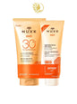 NUXE *03* SUN DUO LAIT SOLAIRE FONDANT HAUTE PROTECTION SPF30 150 ML ET SHAMPOOING DOUCHE APRÈS-SOLEIL 100 ML OFFERT
