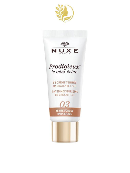 NUXE PRODIGIEUX LE TEINT ECLAT 03 BB CREME HYDRATANTE FONCEE 30 ML