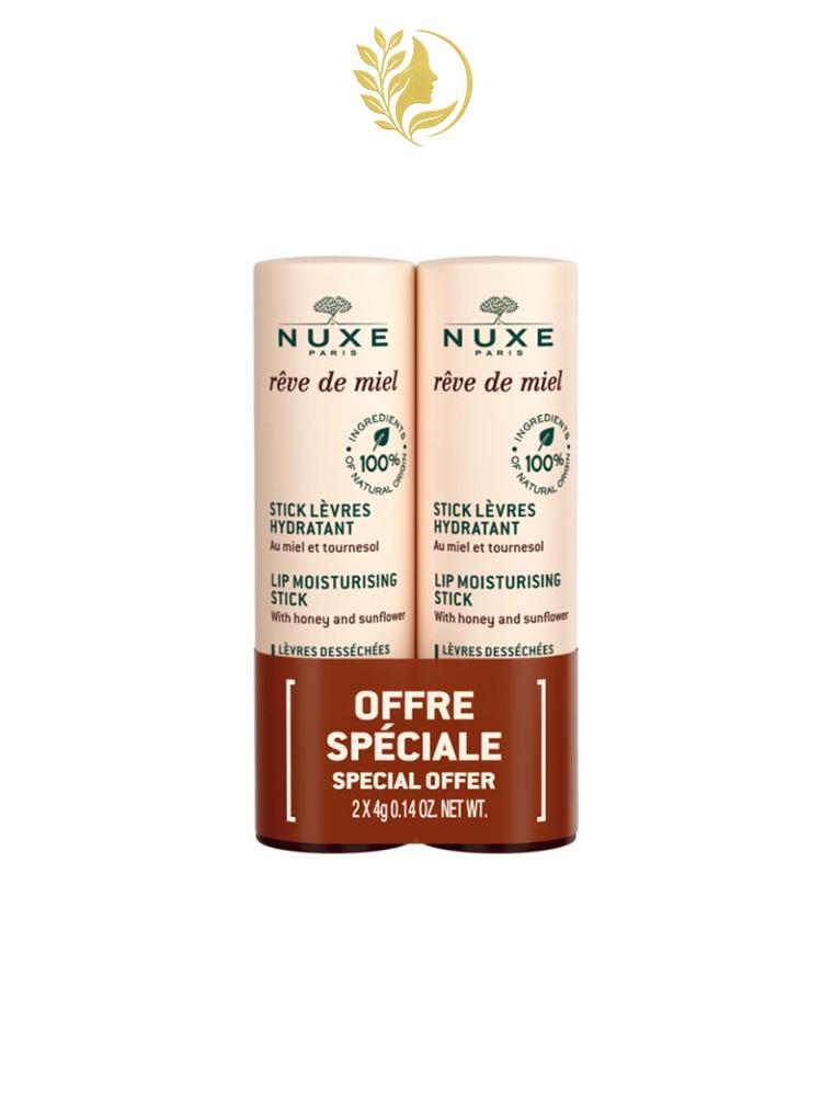 NUXE REVE DE MIEL OFFRE SPECIAL STICK LEVRE HYDRATANT 2X4G