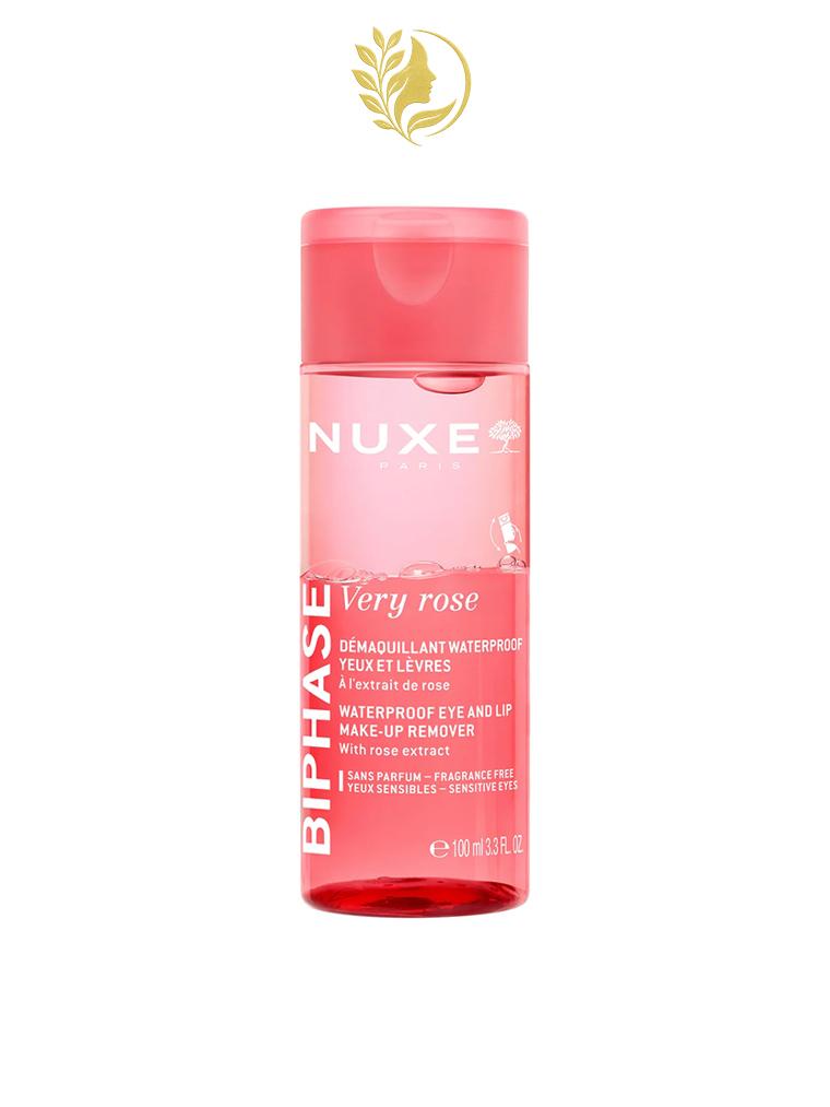 NUXE VERY ROSE DEMAQUILLANT WATERPROOF YEUX ET LEVRES 100 ML