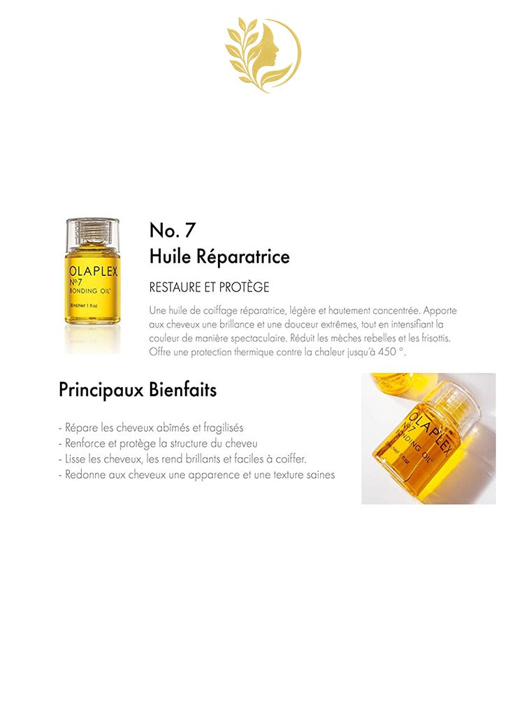 OLAPLEX HUILE RÉPARATRICE CHEVEUX N°7