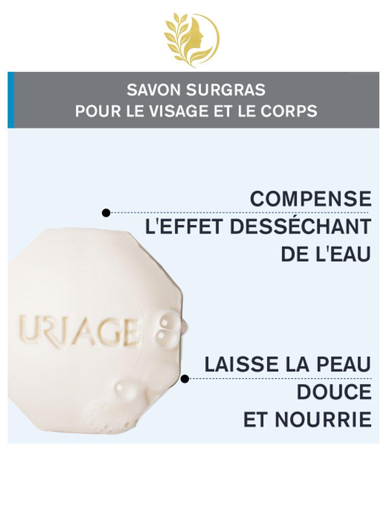 URIAGE PAIN SURGRAS  SANS SAVON, NETTOIE, NOURRIT, PROTÈGE - 100 GR -