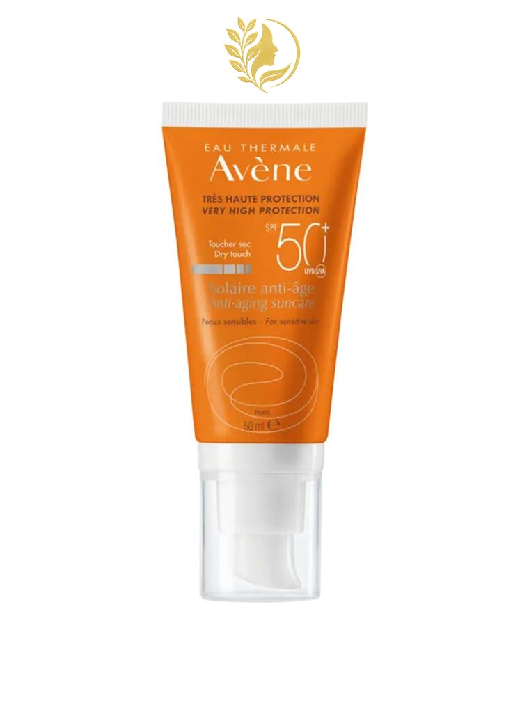 PROTECTION SOLAIRE ANTI-ÂGE SPF 50+ TOUCHER SEC SOINS SOLAIRES PEAUX SENSIBLES - 50ML -