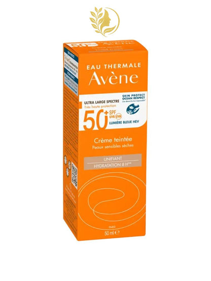 PROTECTION SOLAIRE CRÈME TEINTÉE SPF 50+ SOINS SOLAIRES PEAUX SENSIBLES - 50ML -