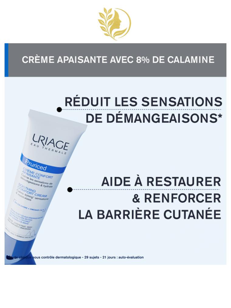 URIAGE PRURICED - CRÈME APAISANTE  ZONES CUTANÉES SÈCHES - 100 ML -