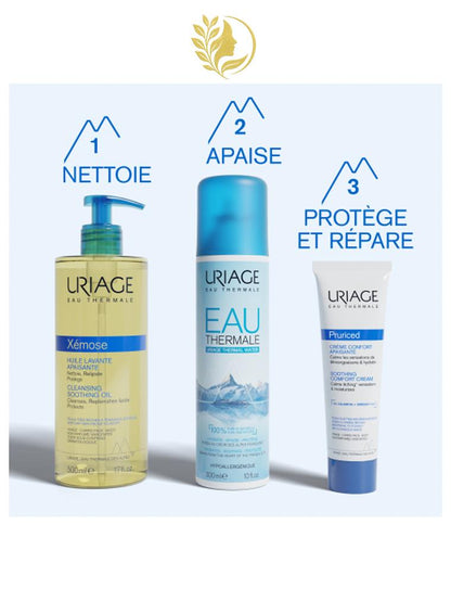 URIAGE PRURICED - CRÈME APAISANTE  ZONES CUTANÉES SÈCHES - 100 ML -