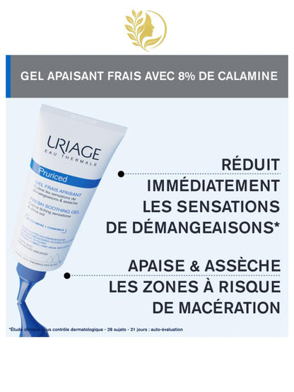 URIAGE PRURICED - GEL APAISANT  ZONES INTIMES EXTERNES, PILEUSES, PLIS CUTANÉS - 100 ML -