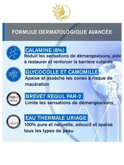 URIAGE PRURICED - GEL APAISANT  ZONES INTIMES EXTERNES, PILEUSES, PLIS CUTANÉS - 100 ML -