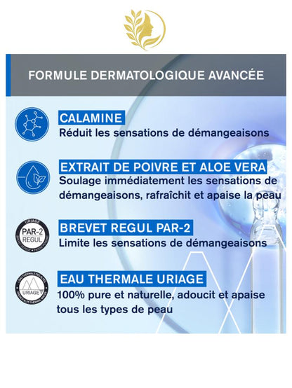 URIAGE PRURICED - SOS APAISANT APRÈS-PIQÛRES  PIQÛRES DE MOUSTIQUES ET DE PLANTES - 15 ML -