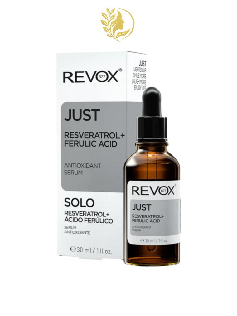REVOX JUST RESVÉRATROL + ACIDE FÉRULIQUE SÉRUM ANTI-OXYDANT – 30ML