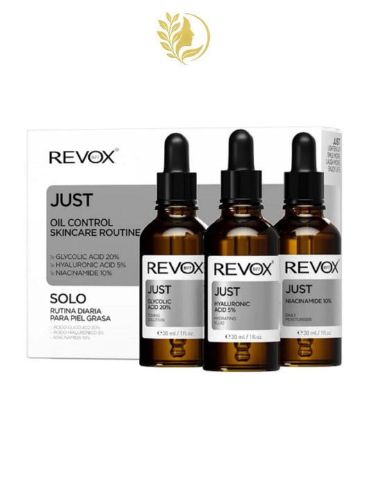 REVOX JUST ROUTINE PEAUX GRASSES (ACIDE GLYCOLIQUE 20% + ACIDE HYALURONIQUE 5% + NIACINAMIDE 10%)