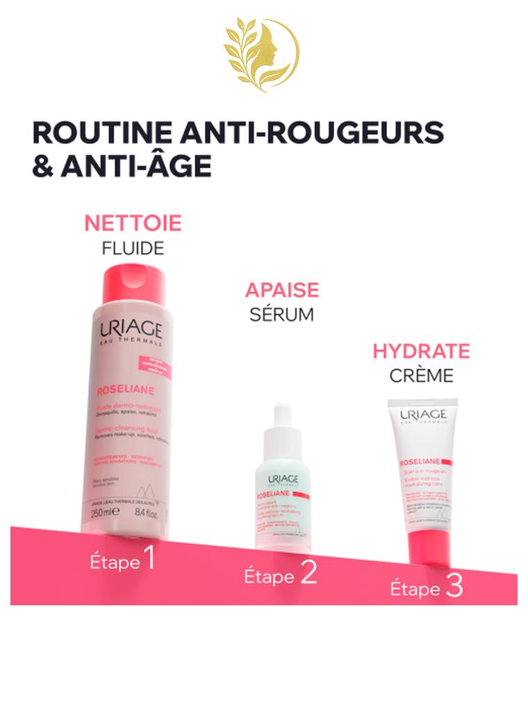 URIAGE ROSÉLIANE – SÉRUM LISSANT CORRECTEUR ANTI-ROUGEURS - 30ML -