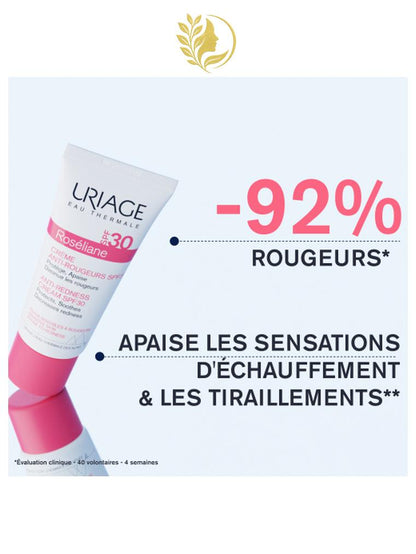 URIAGE ROSÉLIANE - CRÈME ANTI-ROUGEURS SPF30  APAISE, PROTÈGE, HYDRATE - 40 ML -
