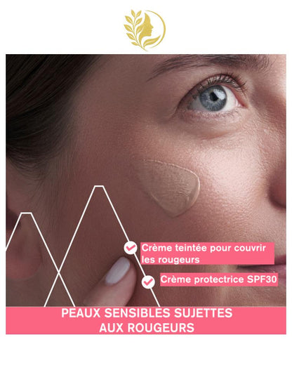 URIAGE ROSÉLIANE - SOIN TEINTÉ CC CRÈME MÉDIUM ANTI-ROUGEURS SPF30  APAISE, PROTÈGE, CORRIGE LE TEINT - 40 ML -