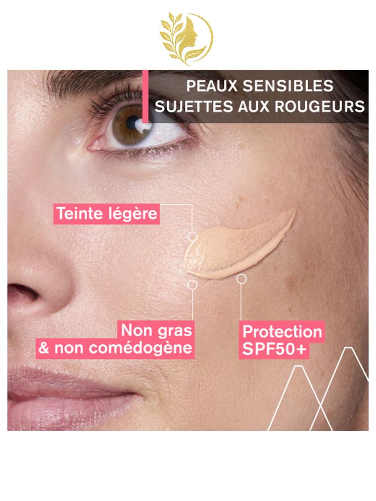 URIAGE ROSÉLIANE - SOIN TEINTÉ CC CRÈME CLAIRE ANTI-ROUGEURS SPF50+  APAISE, PROTÈGE, CORRIGE LE TEINT  - 40 ML -