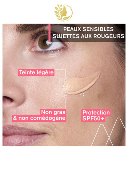 URIAGE ROSÉLIANE - SOIN TEINTÉ CC CRÈME CLAIRE ANTI-ROUGEURS SPF50+  APAISE, PROTÈGE, CORRIGE LE TEINT  - 40 ML -