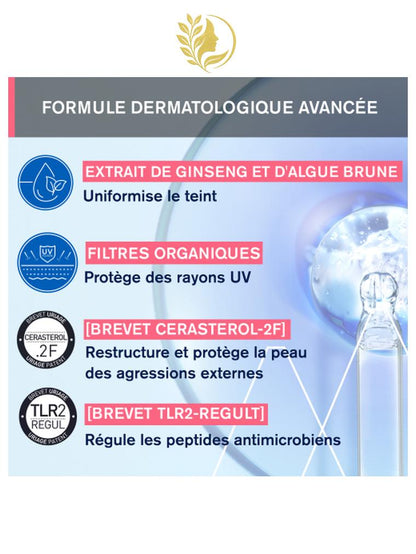 URIAGE ROSÉLIANE - SOIN TEINTÉ CC CRÈME CLAIRE ANTI-ROUGEURS SPF50+  APAISE, PROTÈGE, CORRIGE LE TEINT  - 40 ML -