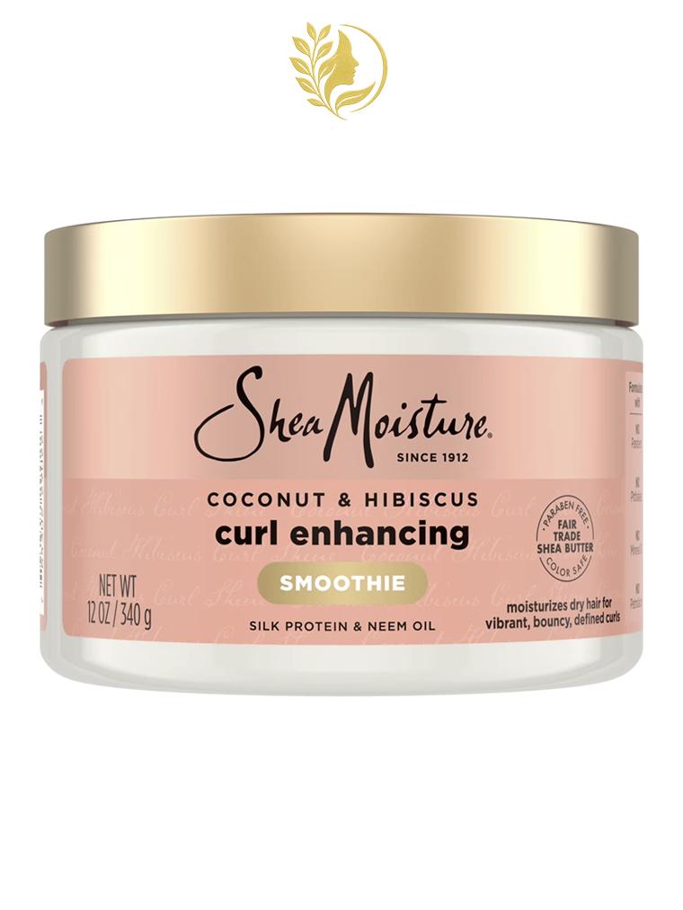 SHEAMOISTURE *3* SMOOTHIE FORTIFIANT BOUCLES À LA NOIX DE COCO ET À L'HIBISCUS - 340 GR -